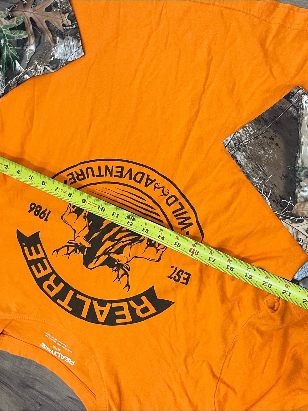 Realtree Orange Camo Layered-Look Long Sleeve Shirt - Picture 3 of 4